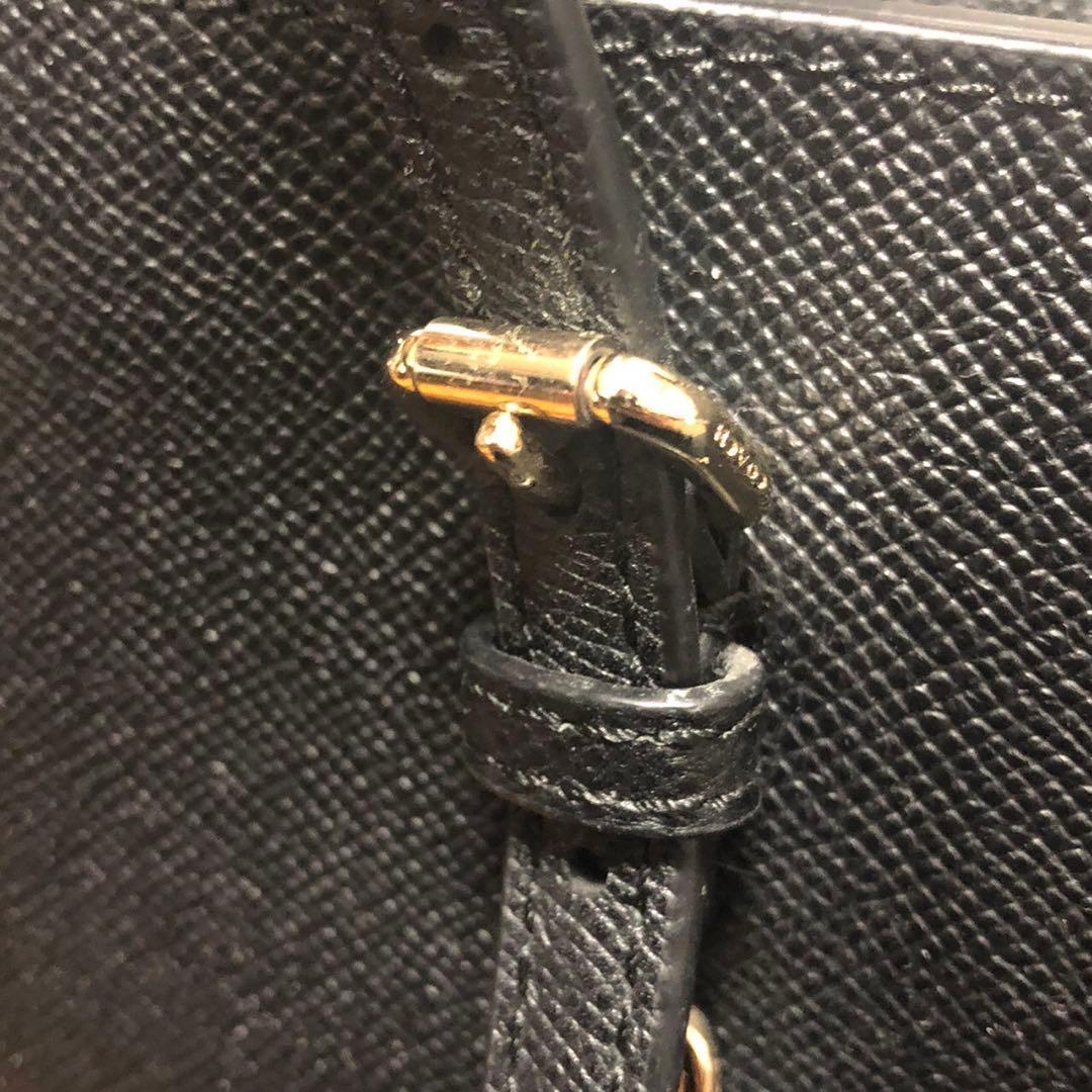 るるちゃ COACH コーチ トートバッグ レザー シボ革 ブラック 黒