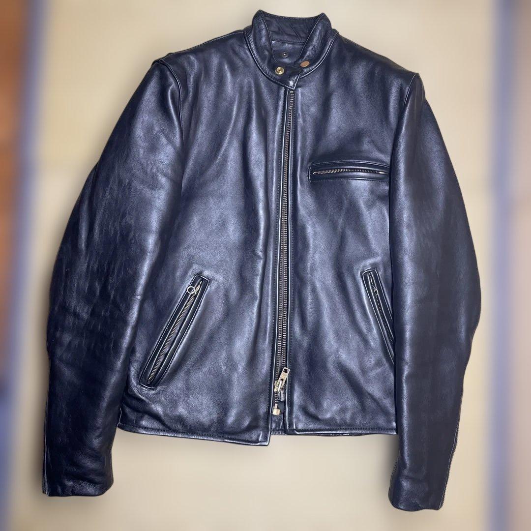 ジ*ル様 Vanson ビンテージ レザージャケット シングルライダース 36