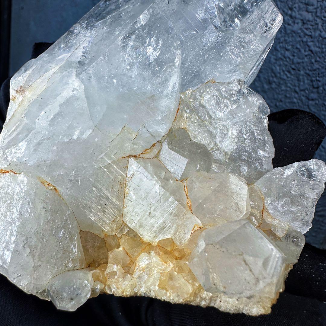 希少❗️超綺麗♡レインボー☆超強いパワー ヒマラヤ水晶 クラスター天然石A1459