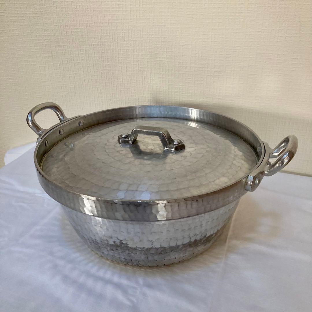 姫野作. 本手打アルミ段付鍋 8寸