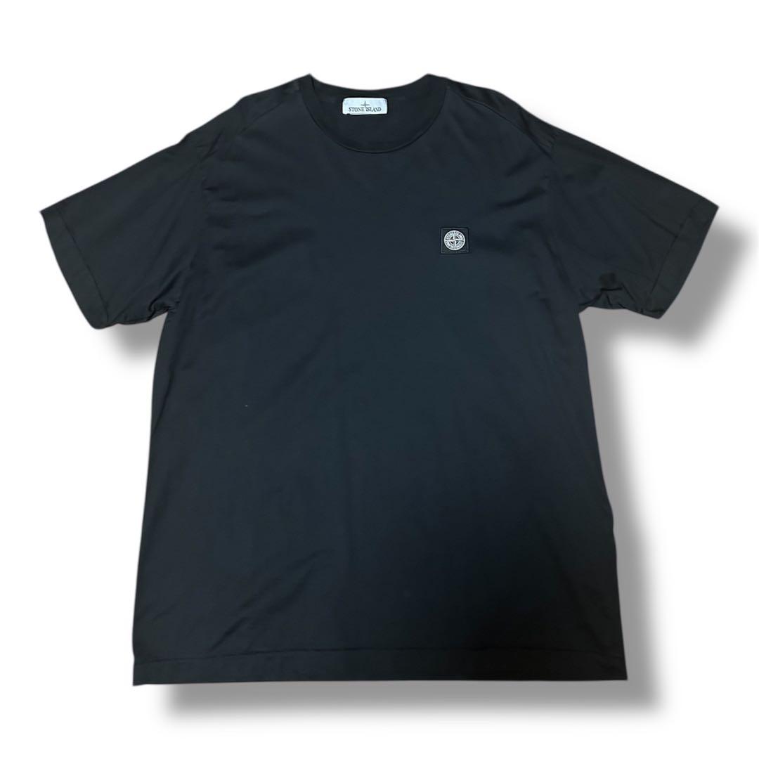 希少2XL STONE  ロゴパッチTシャツ
