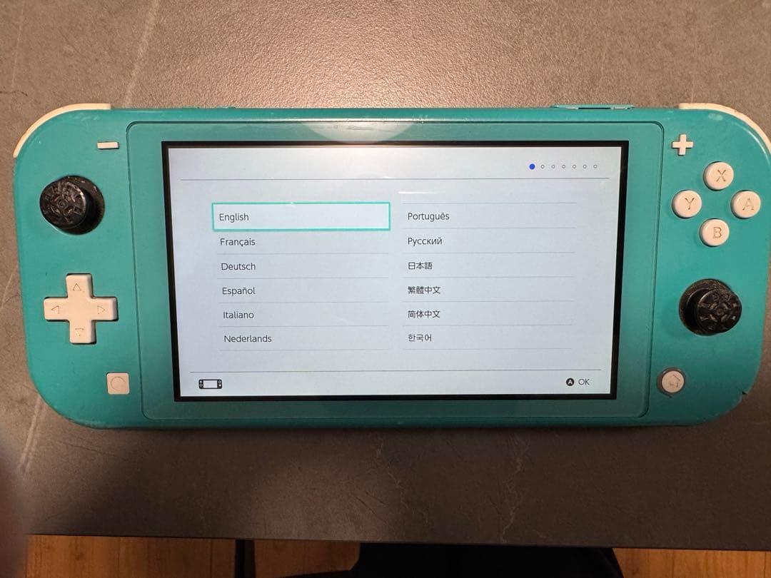 スイッチライト　ターコイズブルー　ジャンク品