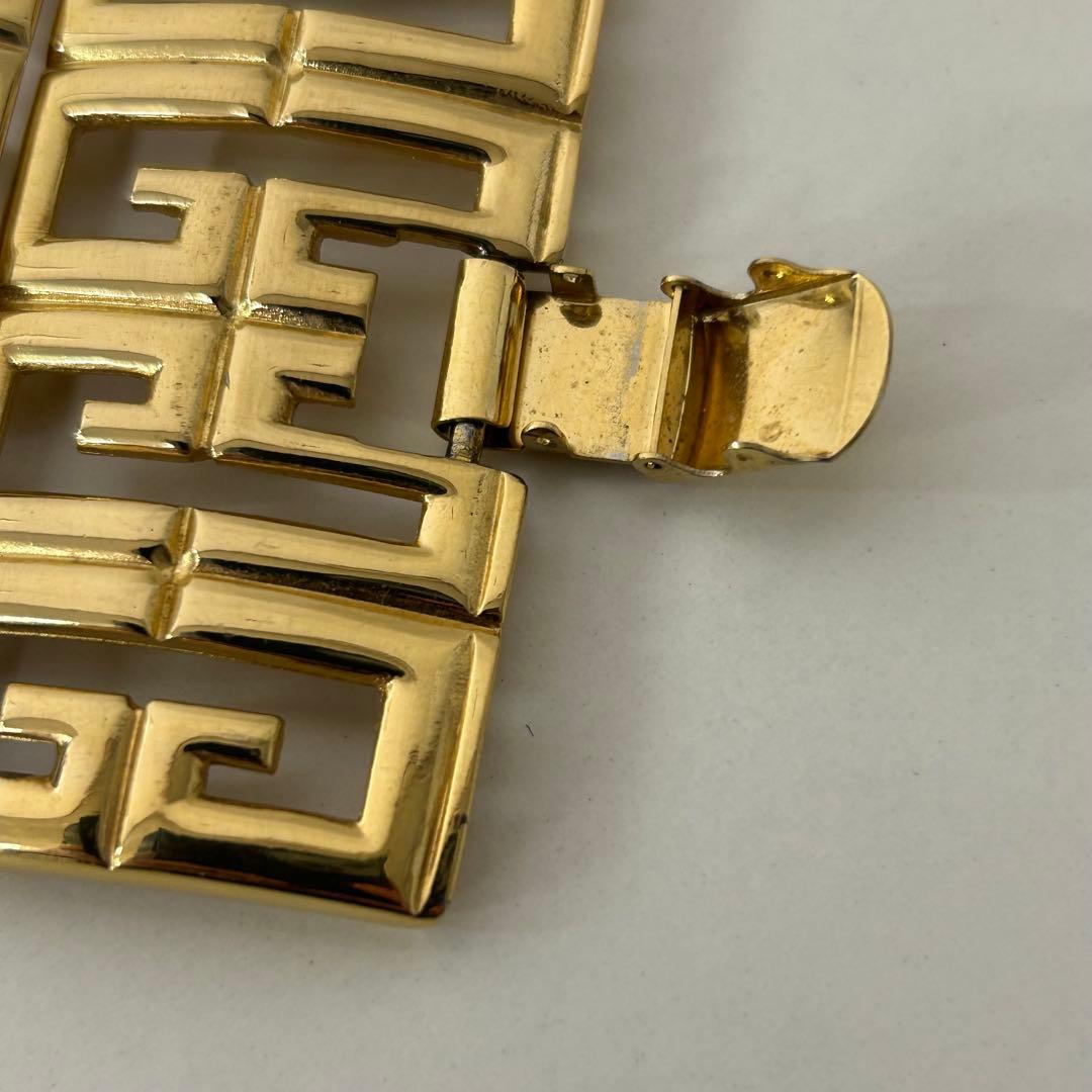 ジバンシー バングル ブレスレット ワイド 幅広 ヴィンテージ