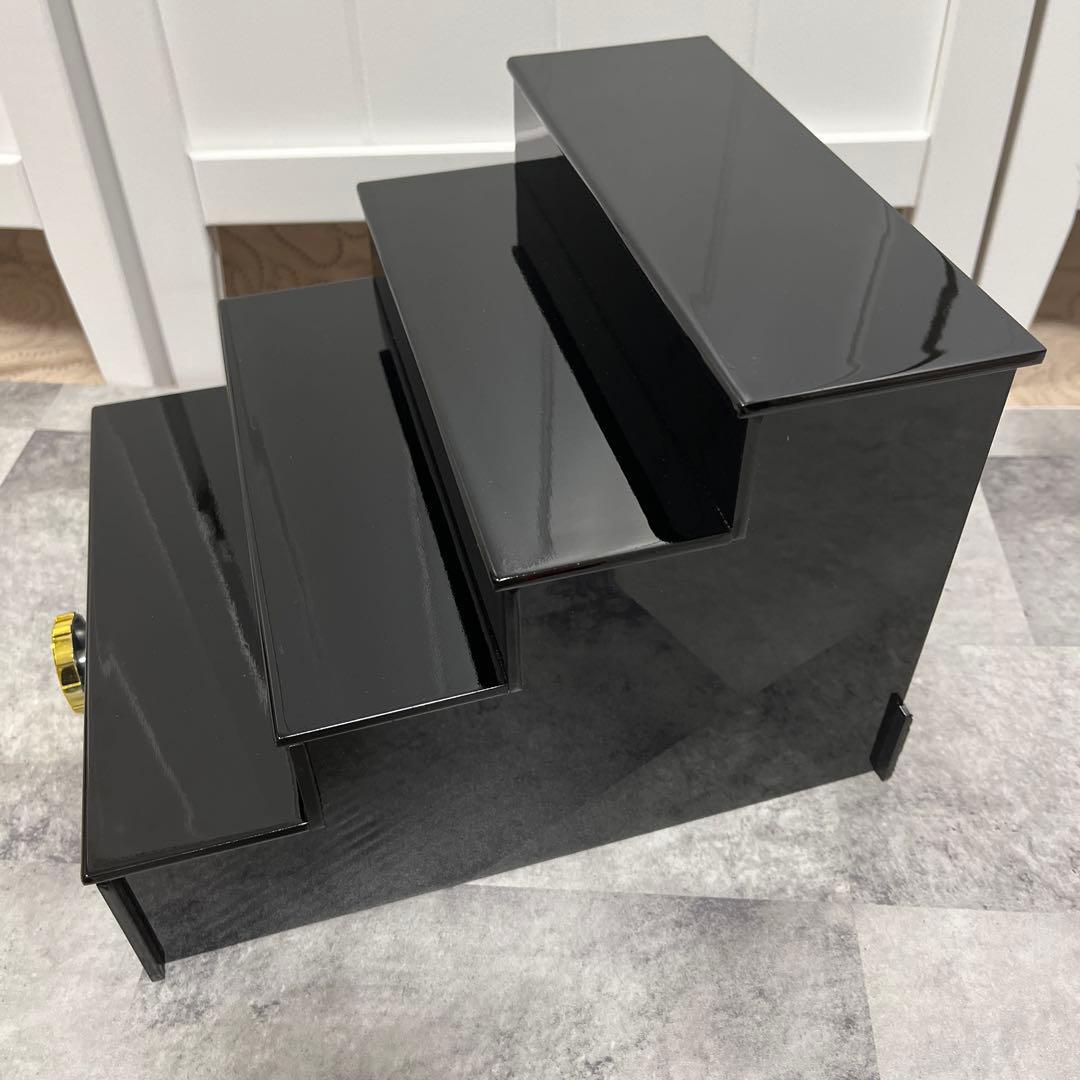 ちりめん細工 お手玉 雛人形 4段 オルゴール付き