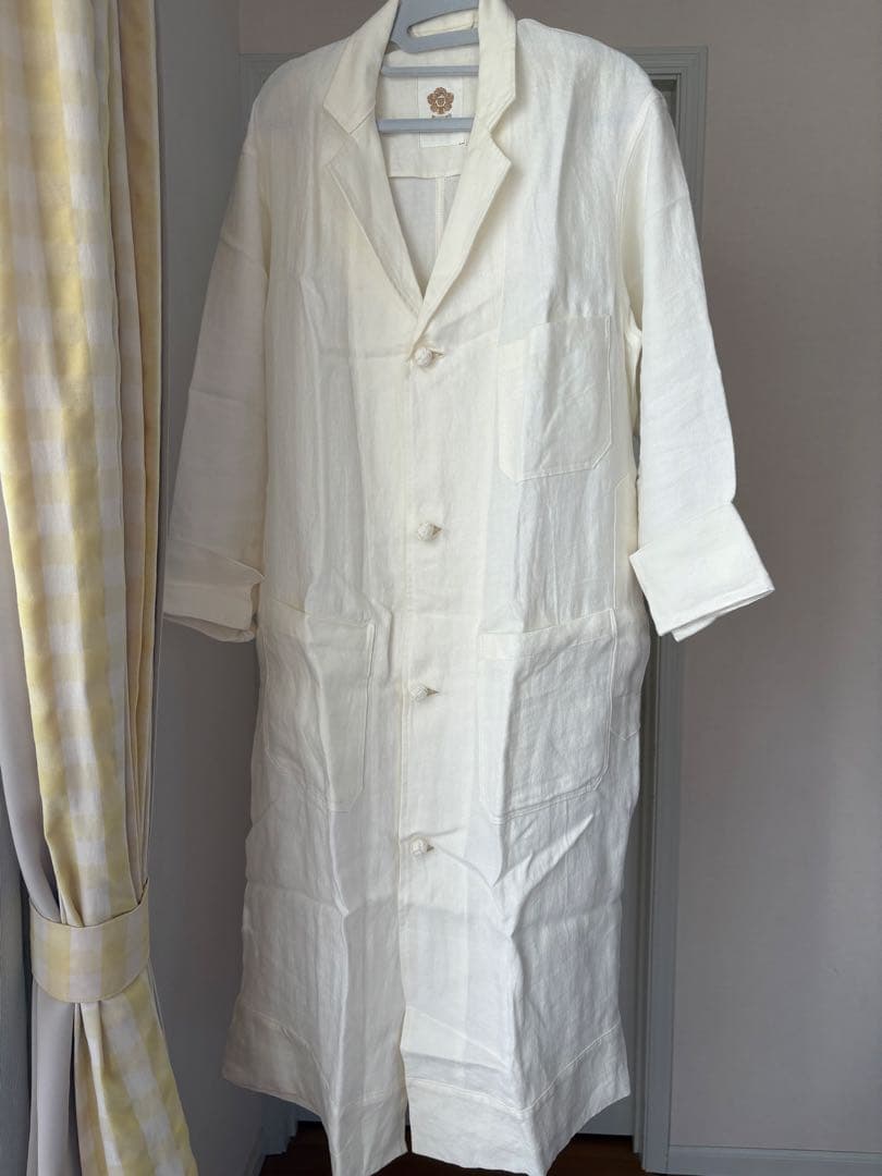 試着のみ　mavuno リネン　アトリエコート