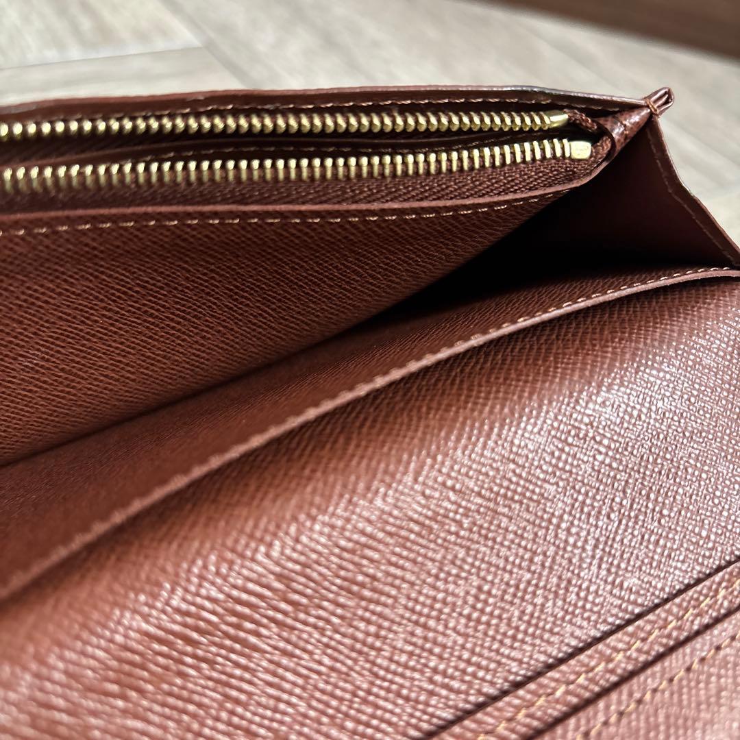 Louis Vuitton ダミエ　エベヌ　ポルトフォイユ　ブラザ