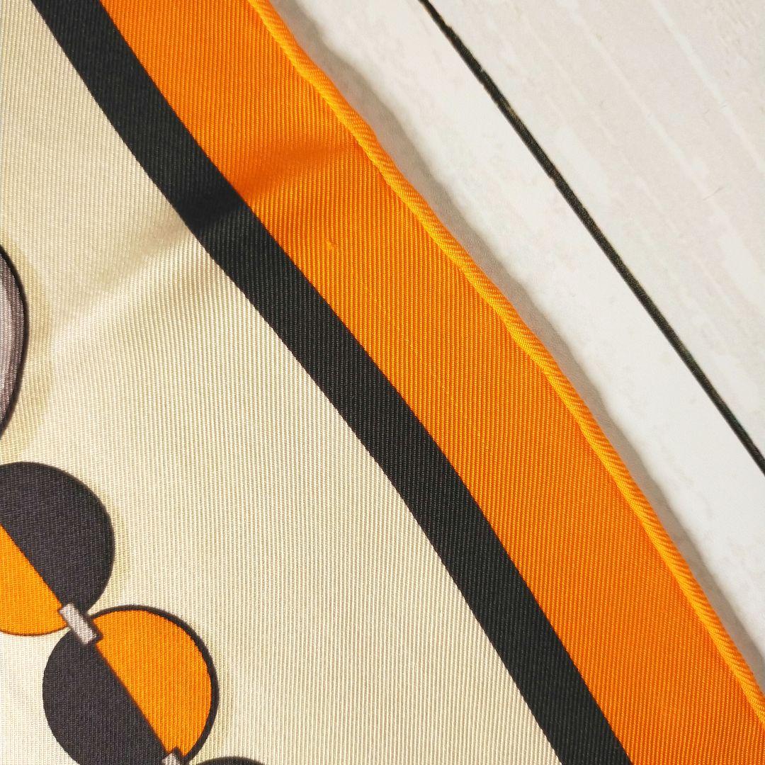 ☘️美品☘️　エルメス　CARRE EN BOUCLES　スカーフ カレ90