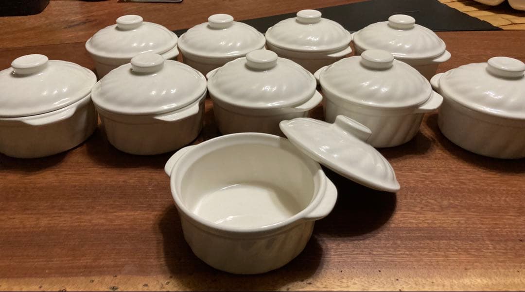 グラタン皿(蓋付き) 10組