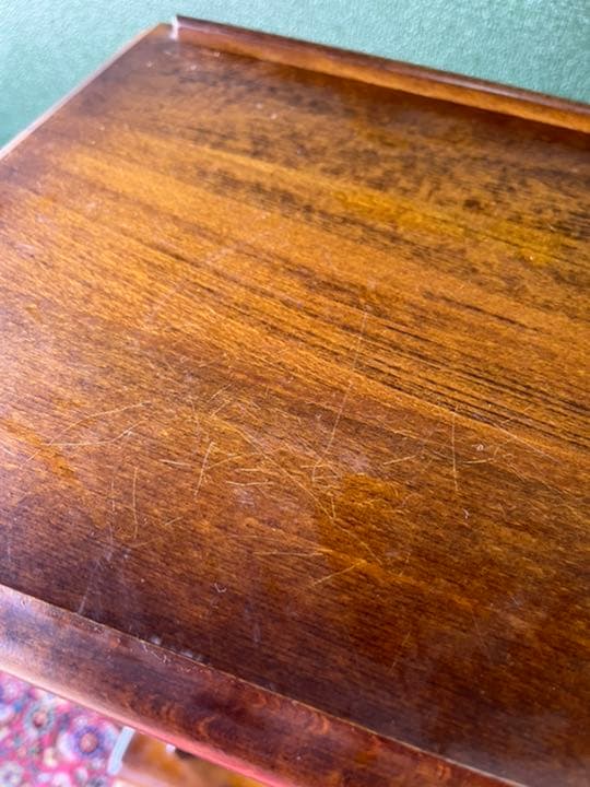 カリモク 電話台 花台 インテリア 木製 アンティーク ビンテージ