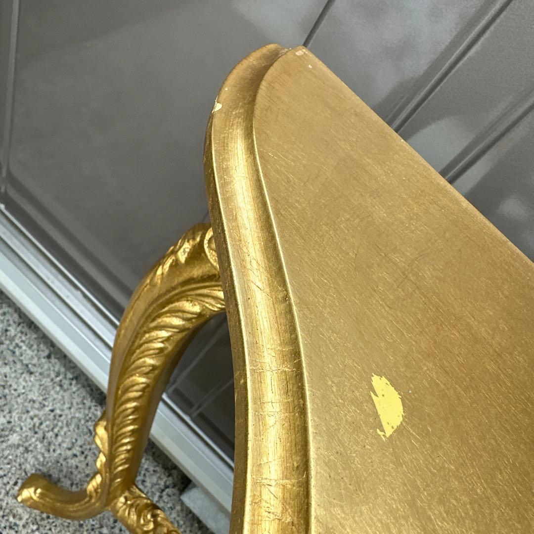 引き取り限定！高級　イタリア コンソールテーブル ゴールド