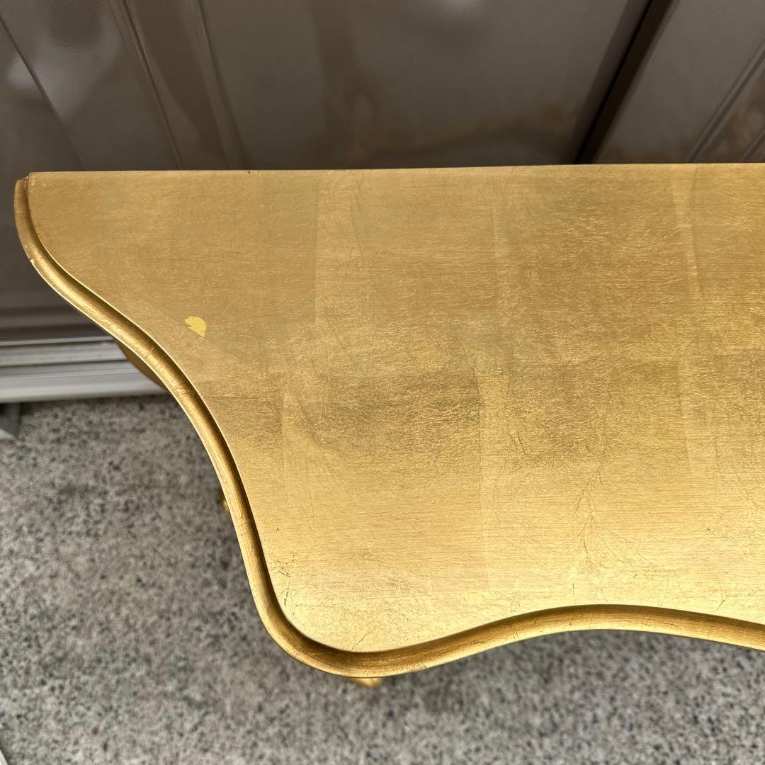 引き取り限定！高級　イタリア コンソールテーブル ゴールド