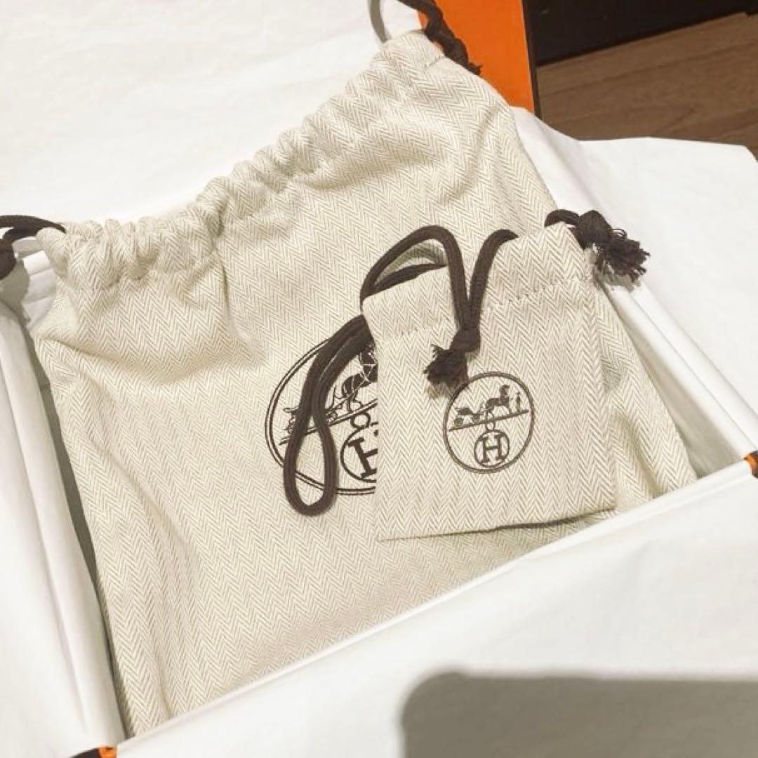 HERMES ブラウン/ブラック レザーベルト リバーシブル