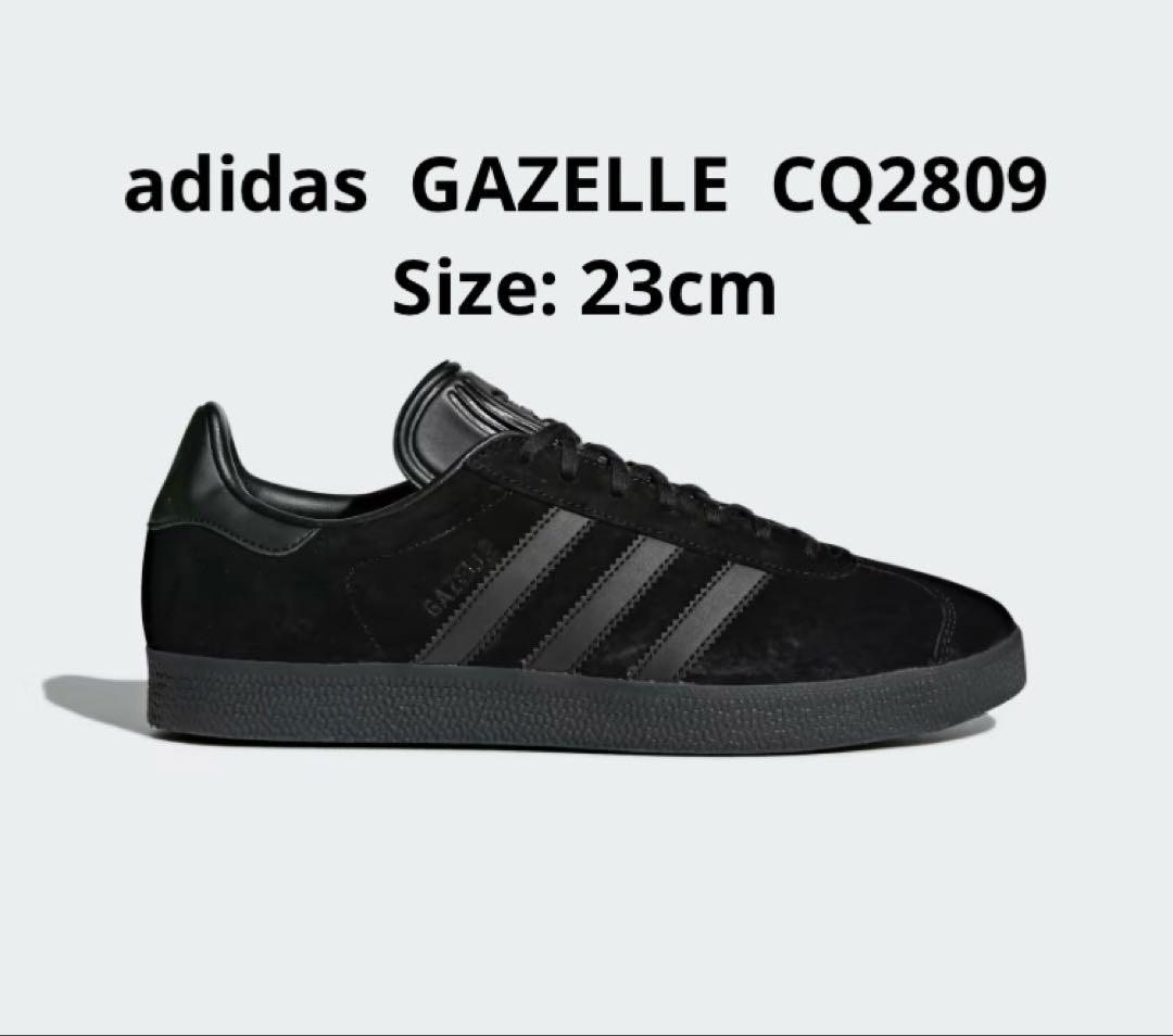 【タグ付き】adidas CQ2809 GAZELLE ガゼル　ブラック