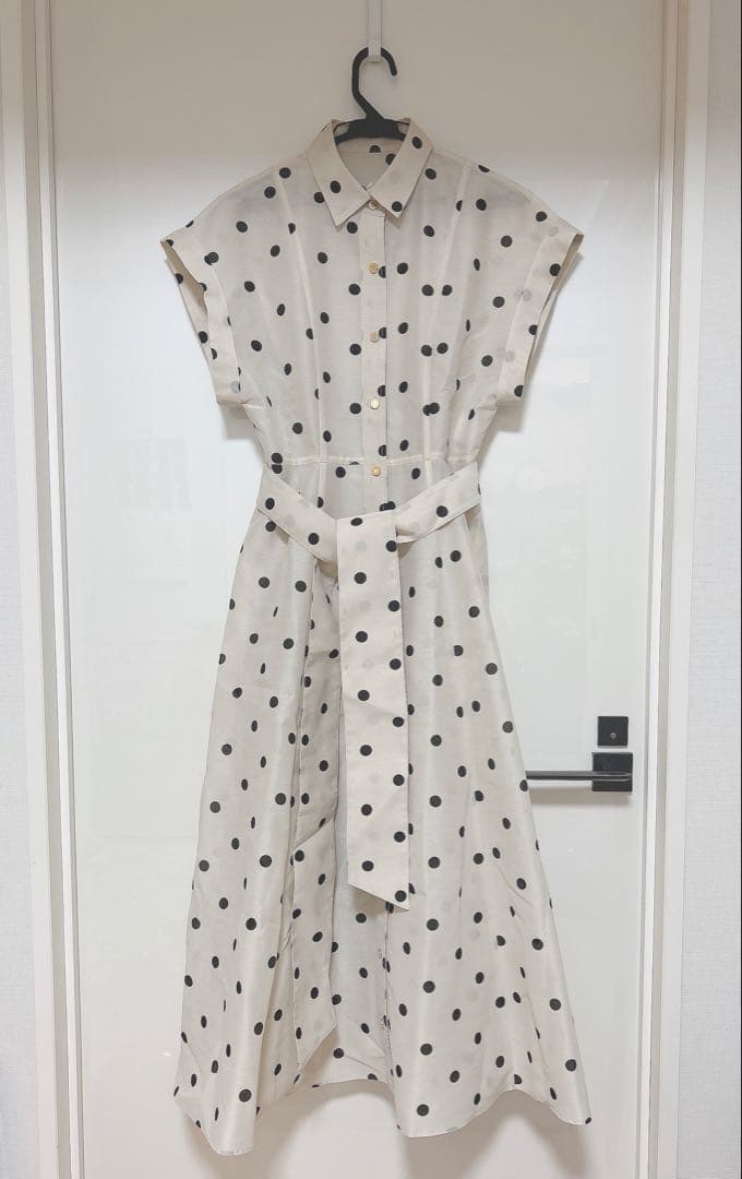 アルアバイル　ルルウィルビー オーガンドットウエストリボンワンピース