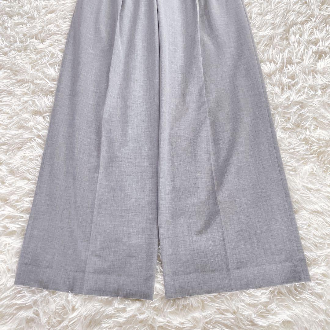 美品✨【ナノユニバース】金ボタンダブルジャケットパンツ セットアップ グレーM