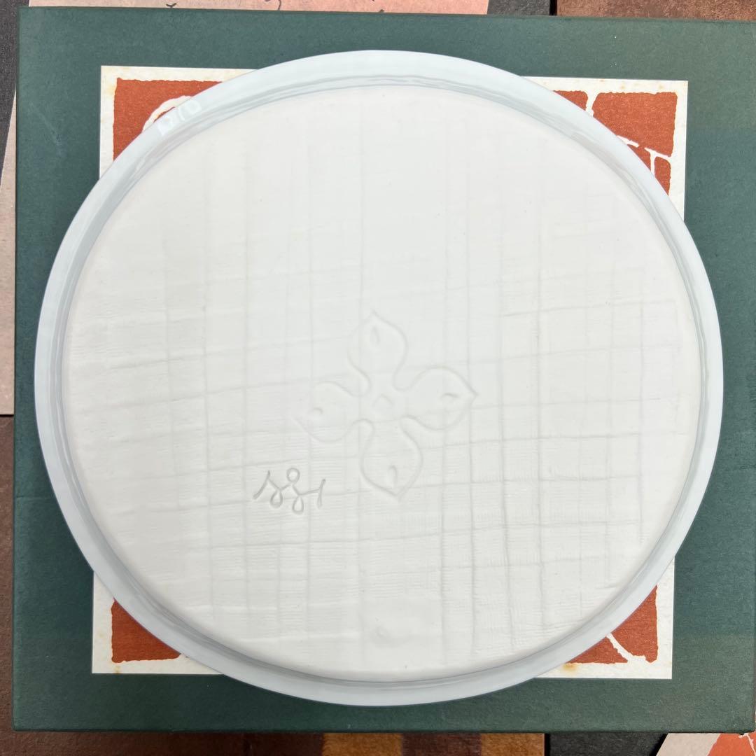 綿貫宏介　染め付け　絵皿　無汸庵　立ち雛人形