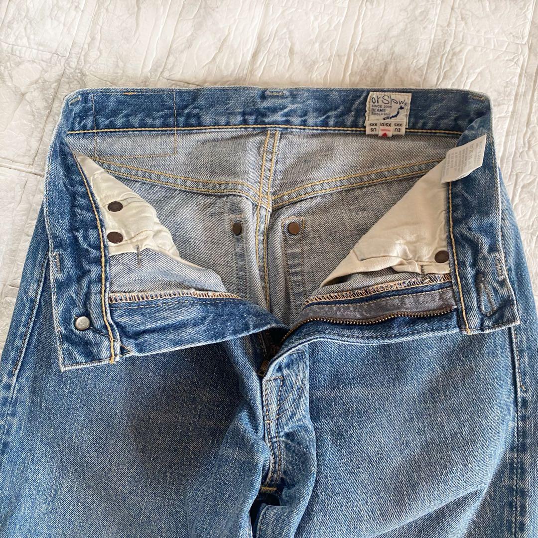 オアスロウ　ビームス　別注　デニム　no.8 BEAMS BOY ストレート