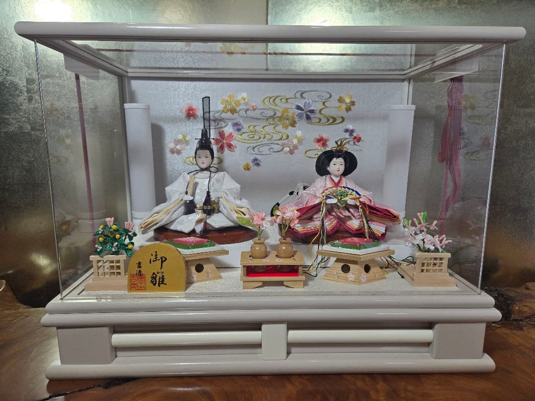 【一点限り】雛人形 ケース飾り　K50