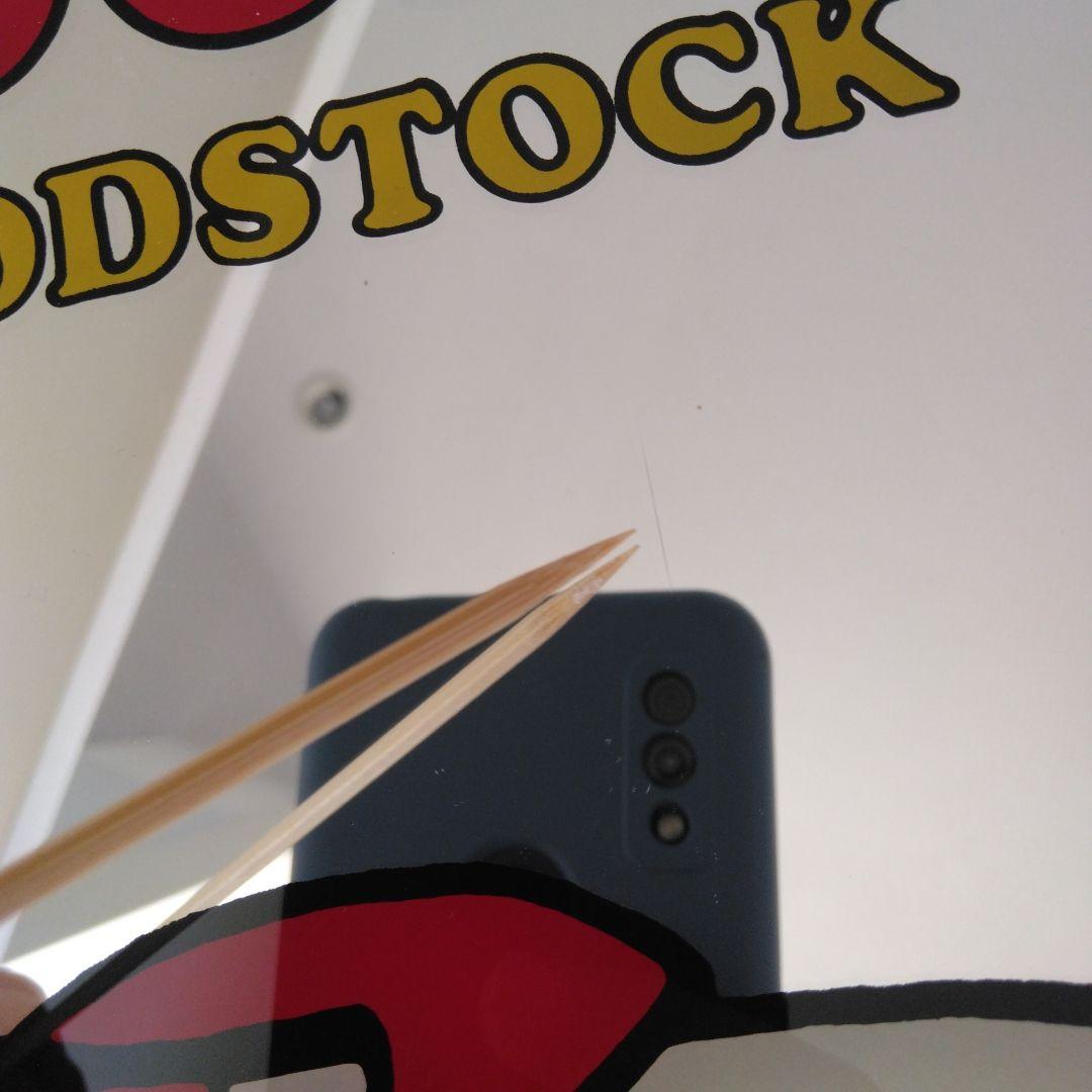 スヌーピー＆ウッドストック　パブミラー　お洒落　レトロ　壁掛け鏡 番号あり