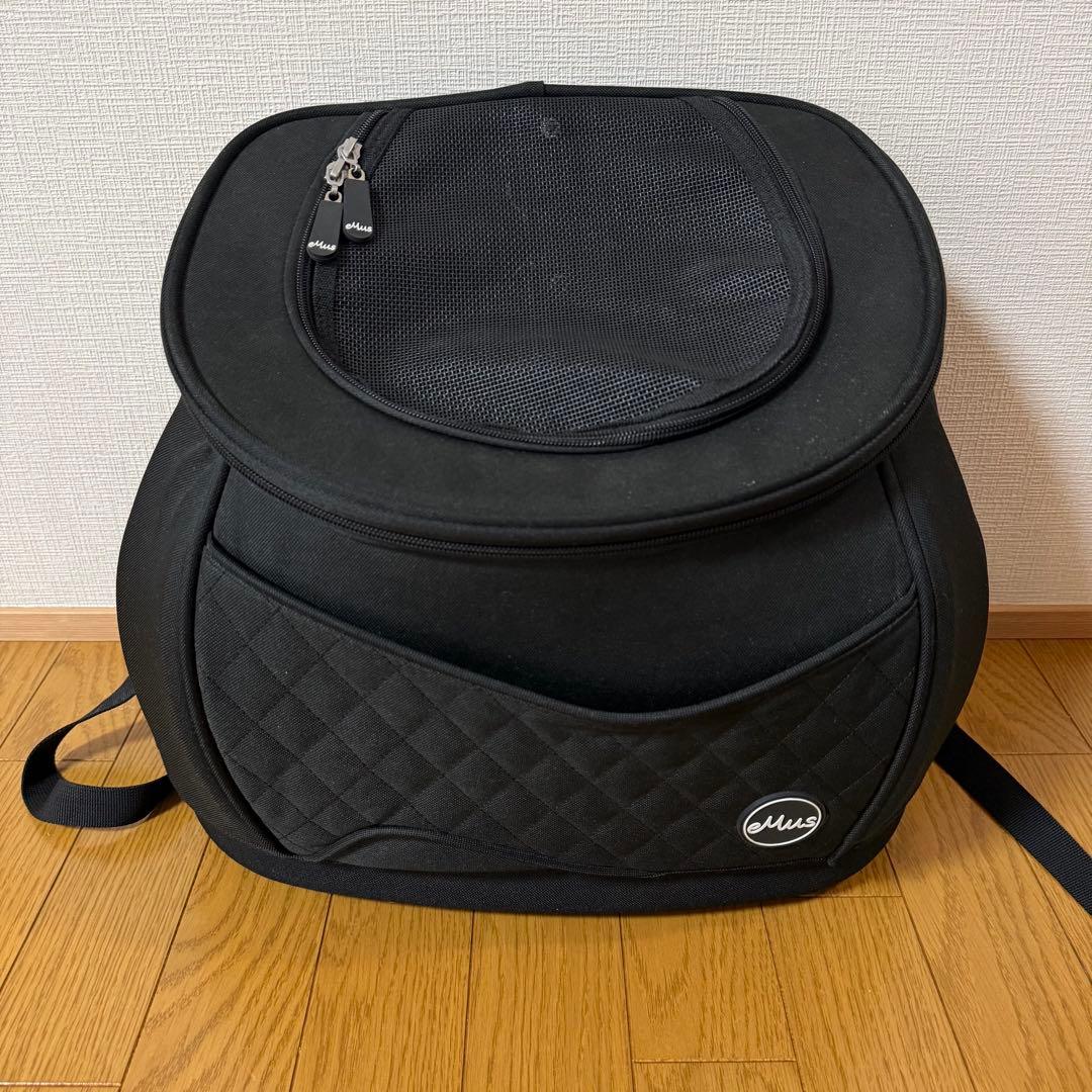 【eMus/エミューズ】オリジナルリュックキャリー　ブラック