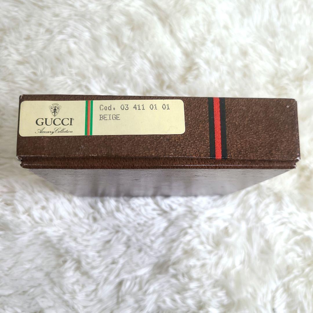 GUCCI グッチ 二つ折り財布 GG柄 オールドグッチ PVC 総柄