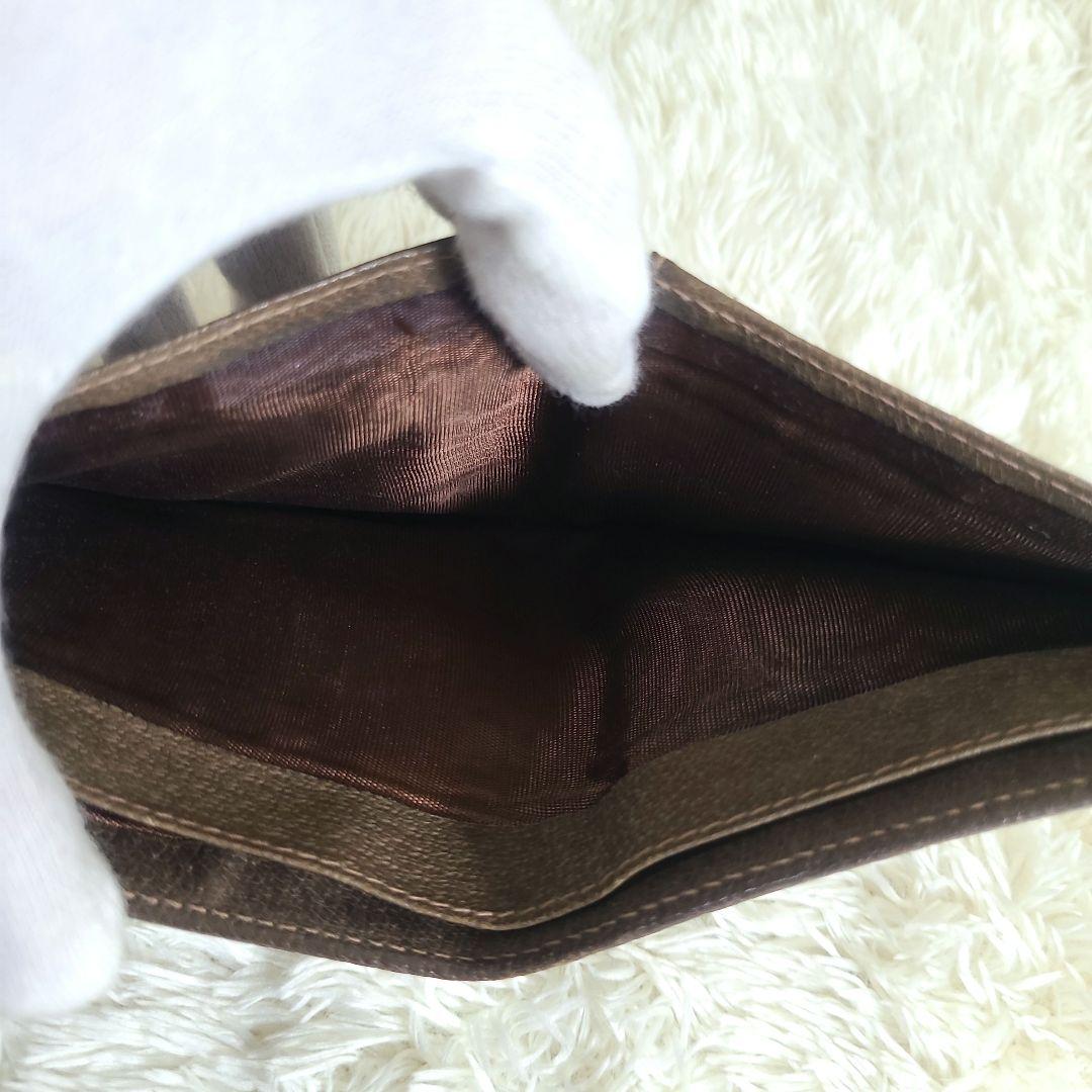 GUCCI グッチ 二つ折り財布 GG柄 オールドグッチ PVC 総柄