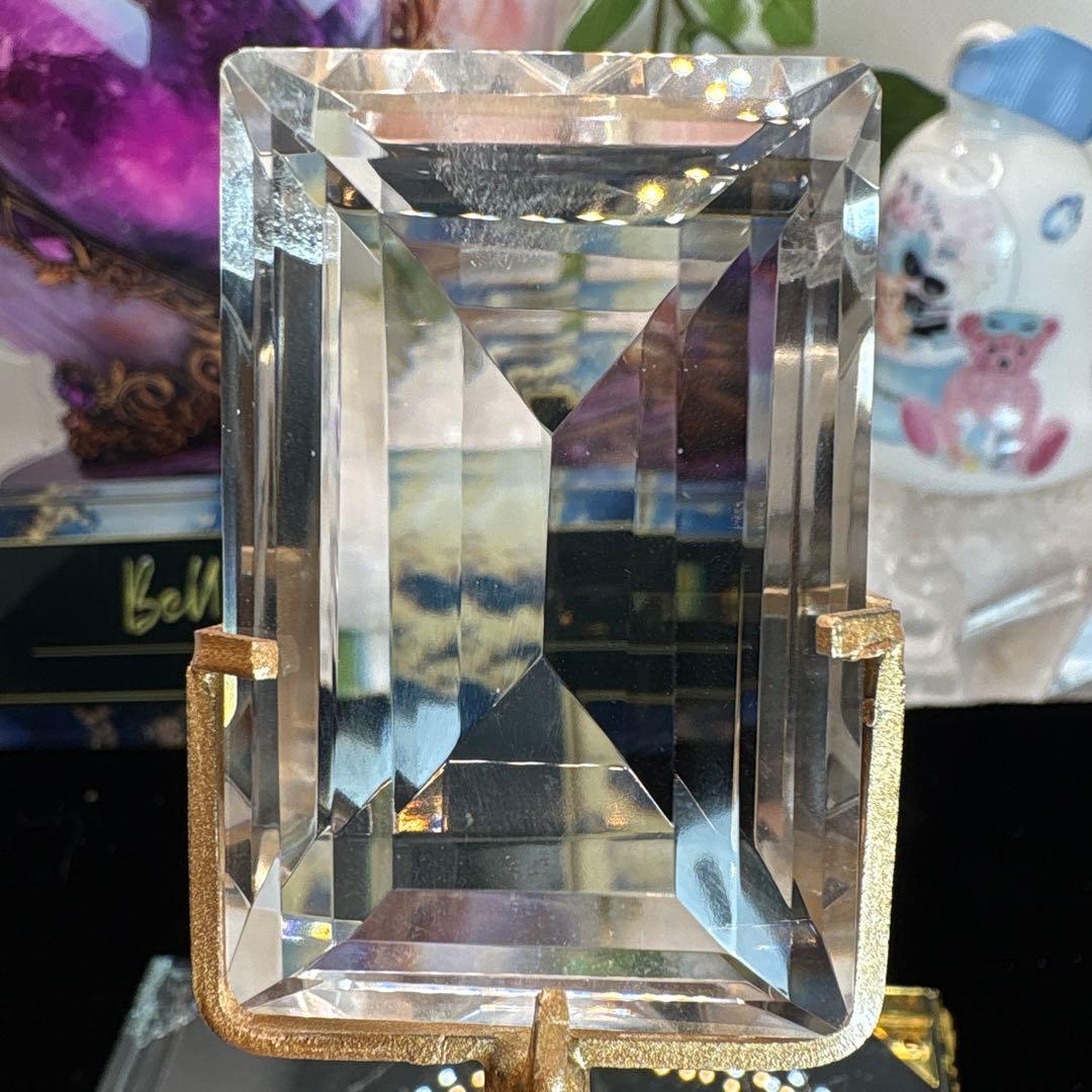 高品質 水晶バゲットカット♡♡No.2588