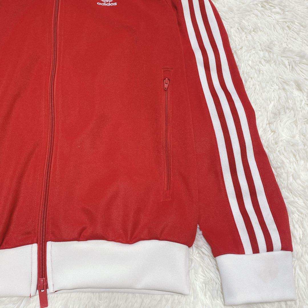 【美品】adidas トラックジャケット　ベッケンバウアー M 赤
