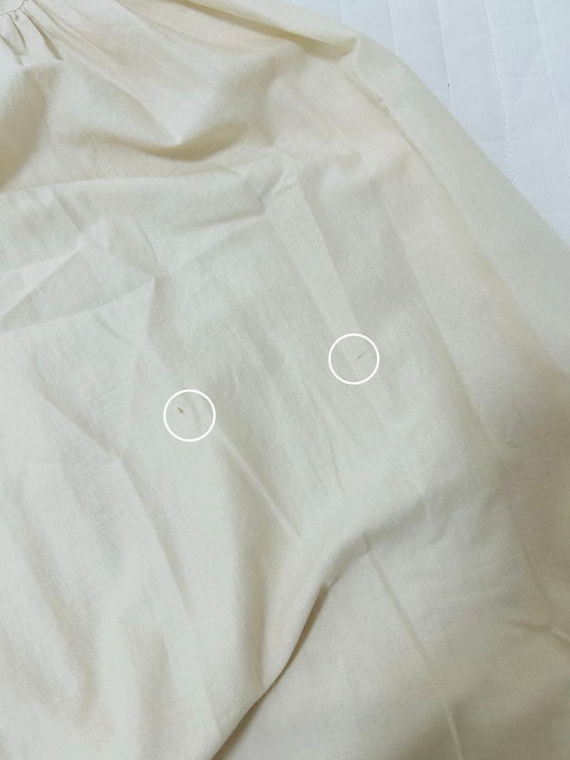 ピンクハウス　生成り　スカート　ペチ　ピコフリル　総ゴム　綿ローン