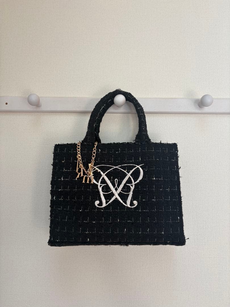 olive des olive Aimerianejoie刺繍入りミニトート