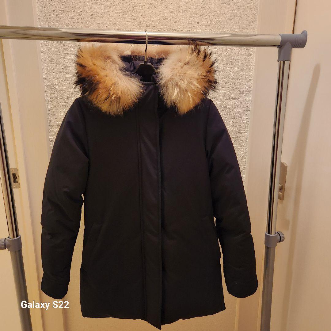 ピレネックス PYRENEX ダウン レディースフードファー着脱ブラック 36