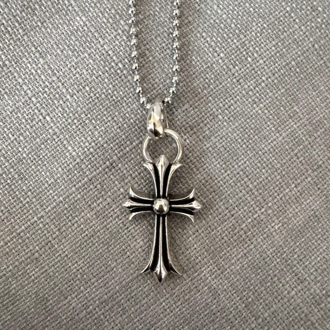 【早い者勝ち❗️】シルバー925製クロスネックレス