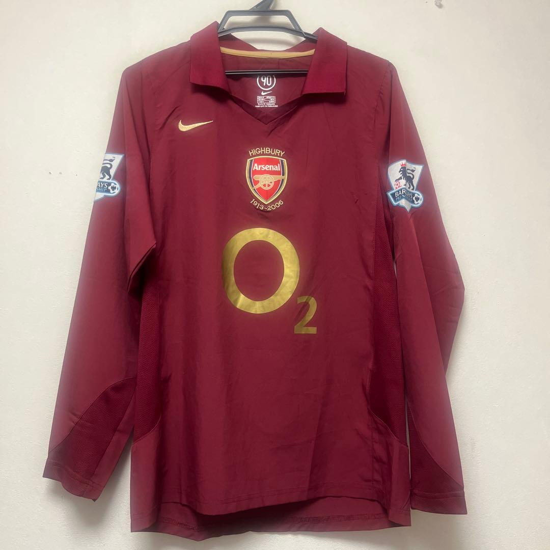 あ*お様 アーセナル Nike 赤 長袖 シャツ　ユニフォーム　アンリ