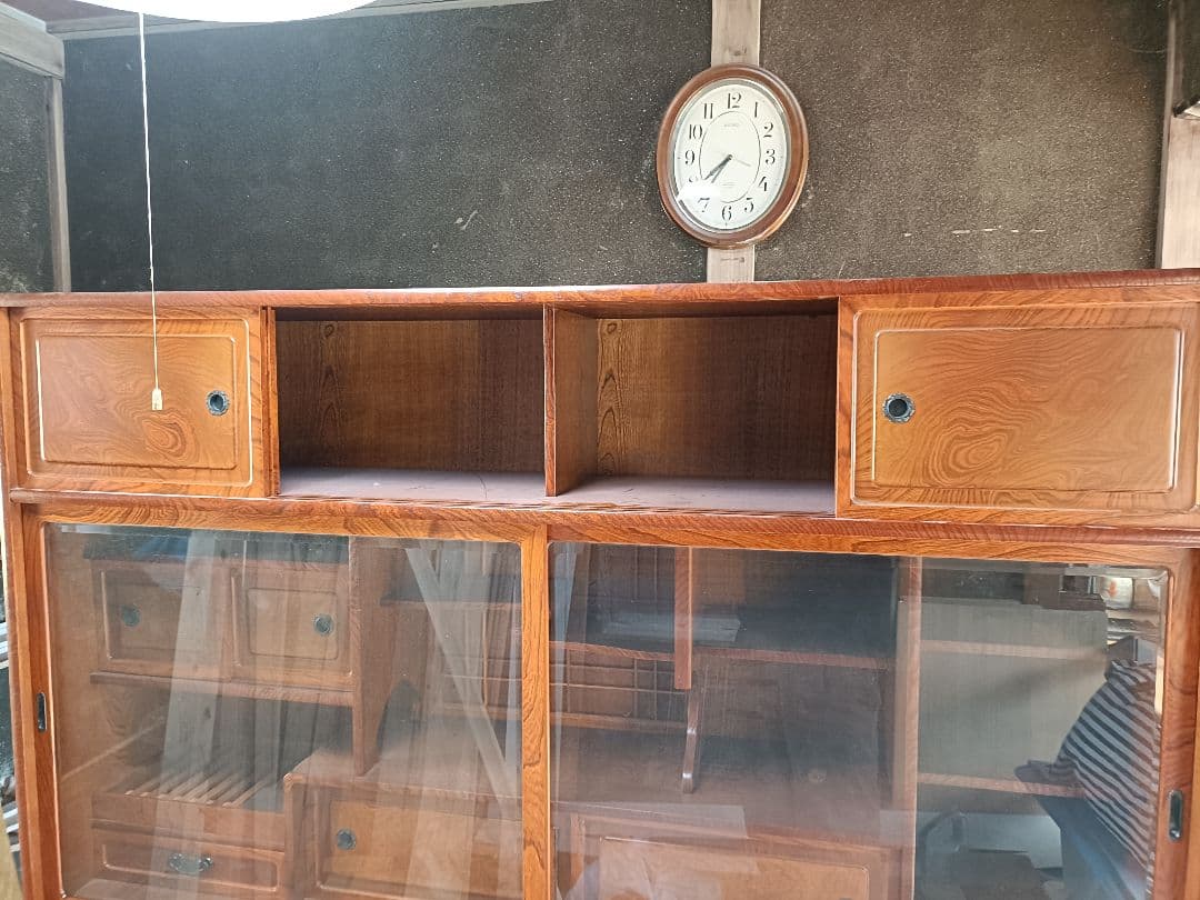 茶箪笥 木製ディスプレイキャビネット