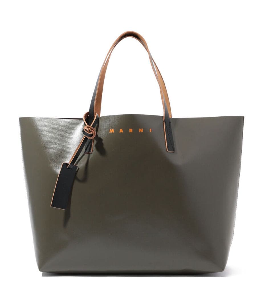 未使用◆MARNI マルニ ◆PVCバイカラートートバッグ