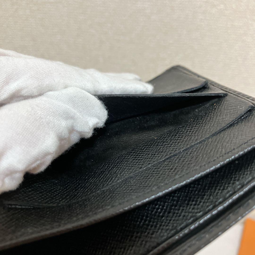 ✨鑑定済✨ルイヴィトン エピ ポルトフォイユ マルコ 二つ折り財布 黒