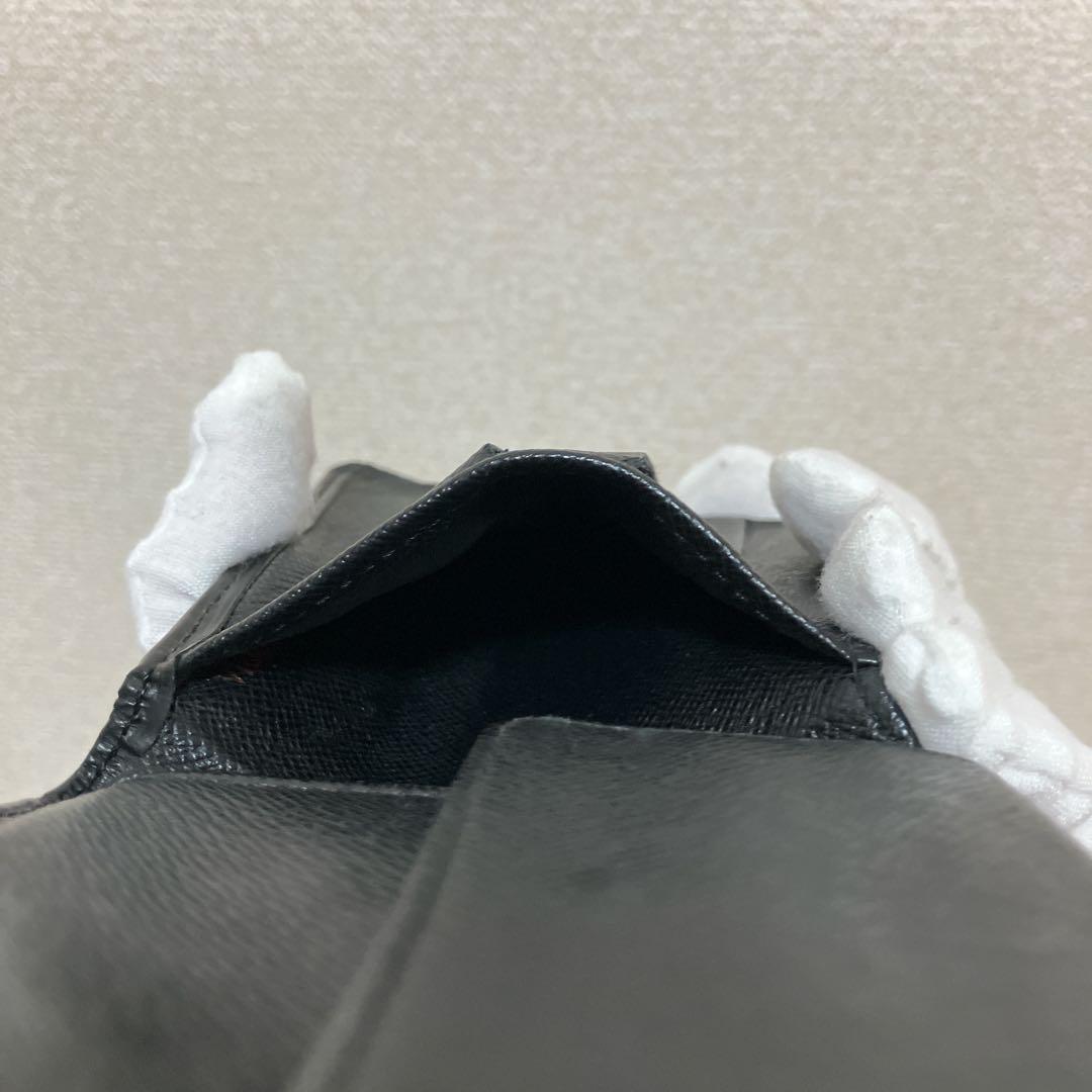 ✨鑑定済✨ルイヴィトン エピ ポルトフォイユ マルコ 二つ折り財布 黒