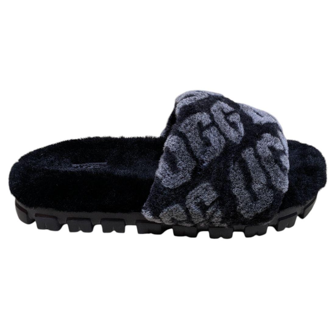 未使用級 UGG 24cm ブラック コゼッタ ロゴグラフ 1148770