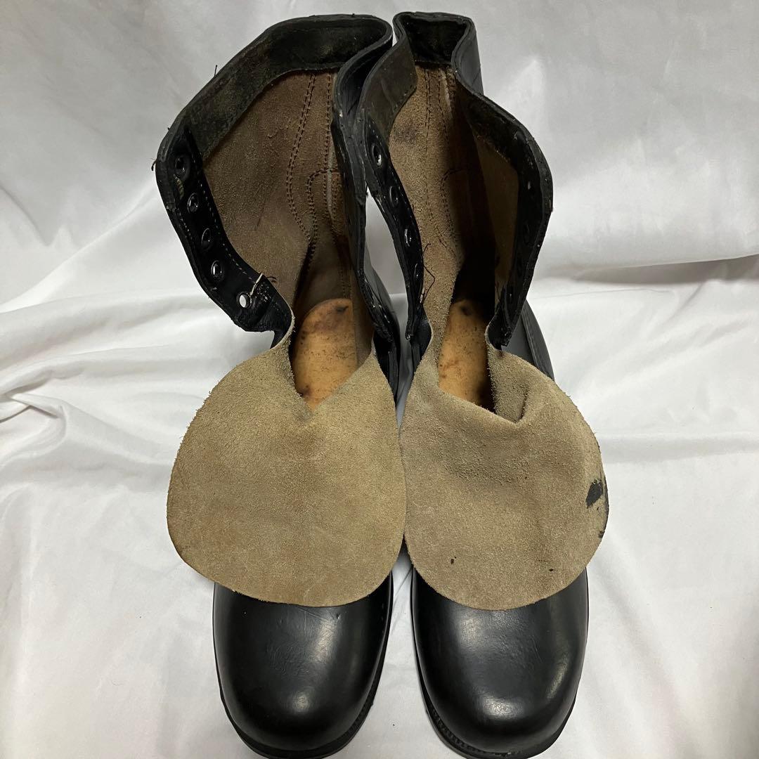 米軍　80's レースアップ コンバットブーツ　dead stock 実物　9W