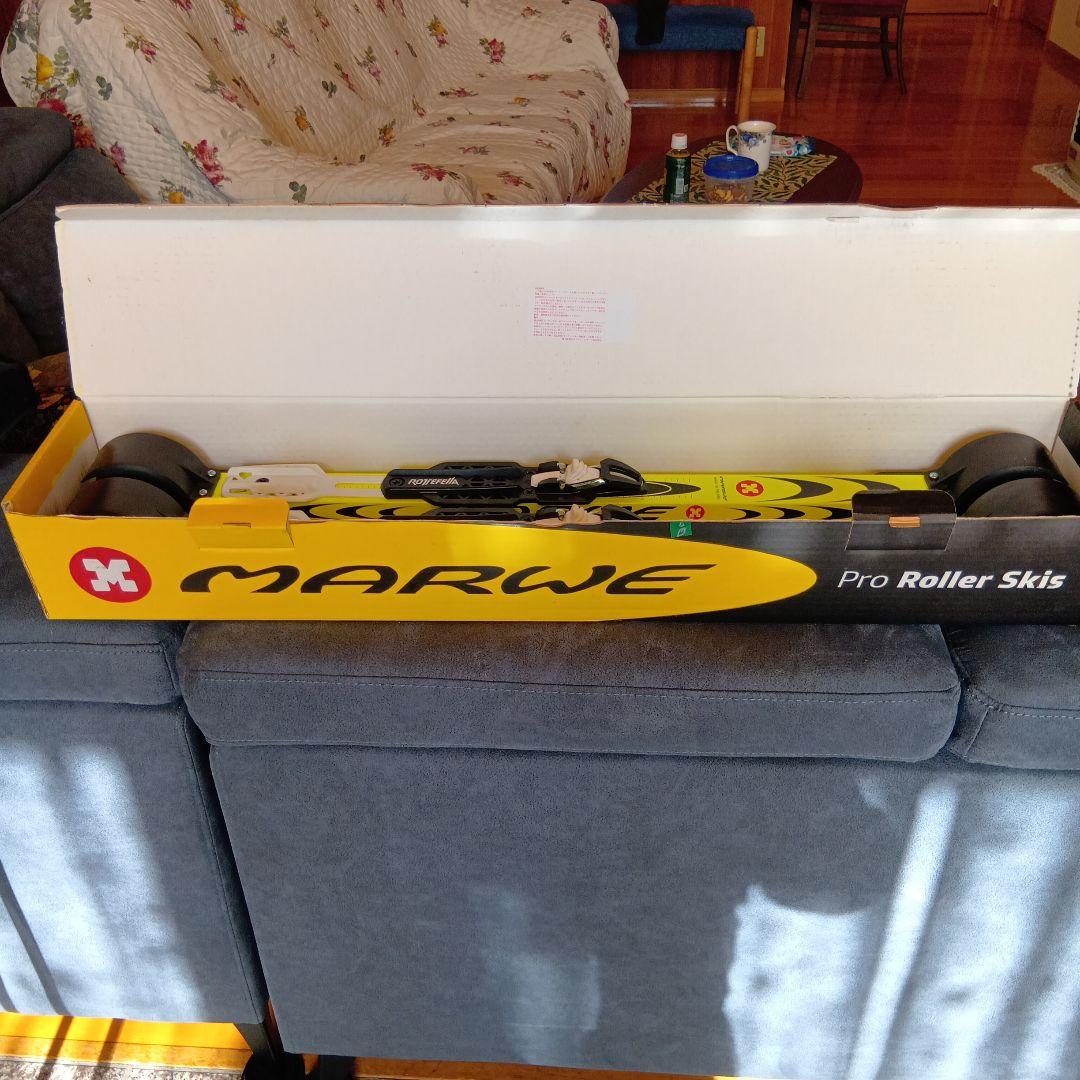 MARWE Pro Roller Skis イエロー/ブラック クラシカルタイプ