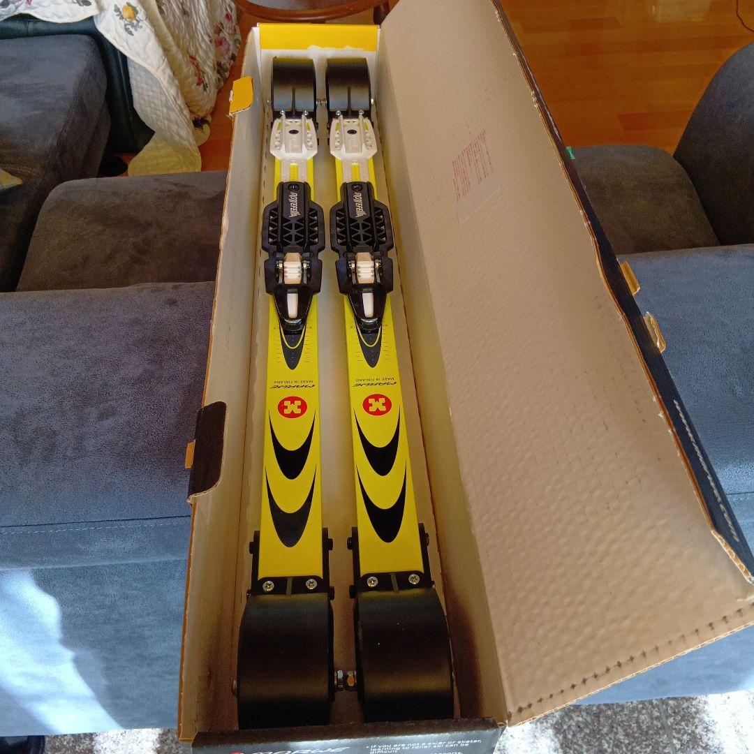 MARWE Pro Roller Skis イエロー/ブラック クラシカルタイプ