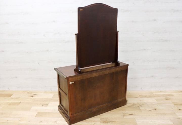 GMFN117○北海道民芸家具 ドレッサー 鏡台 化粧台 ミラー チェスト 収納