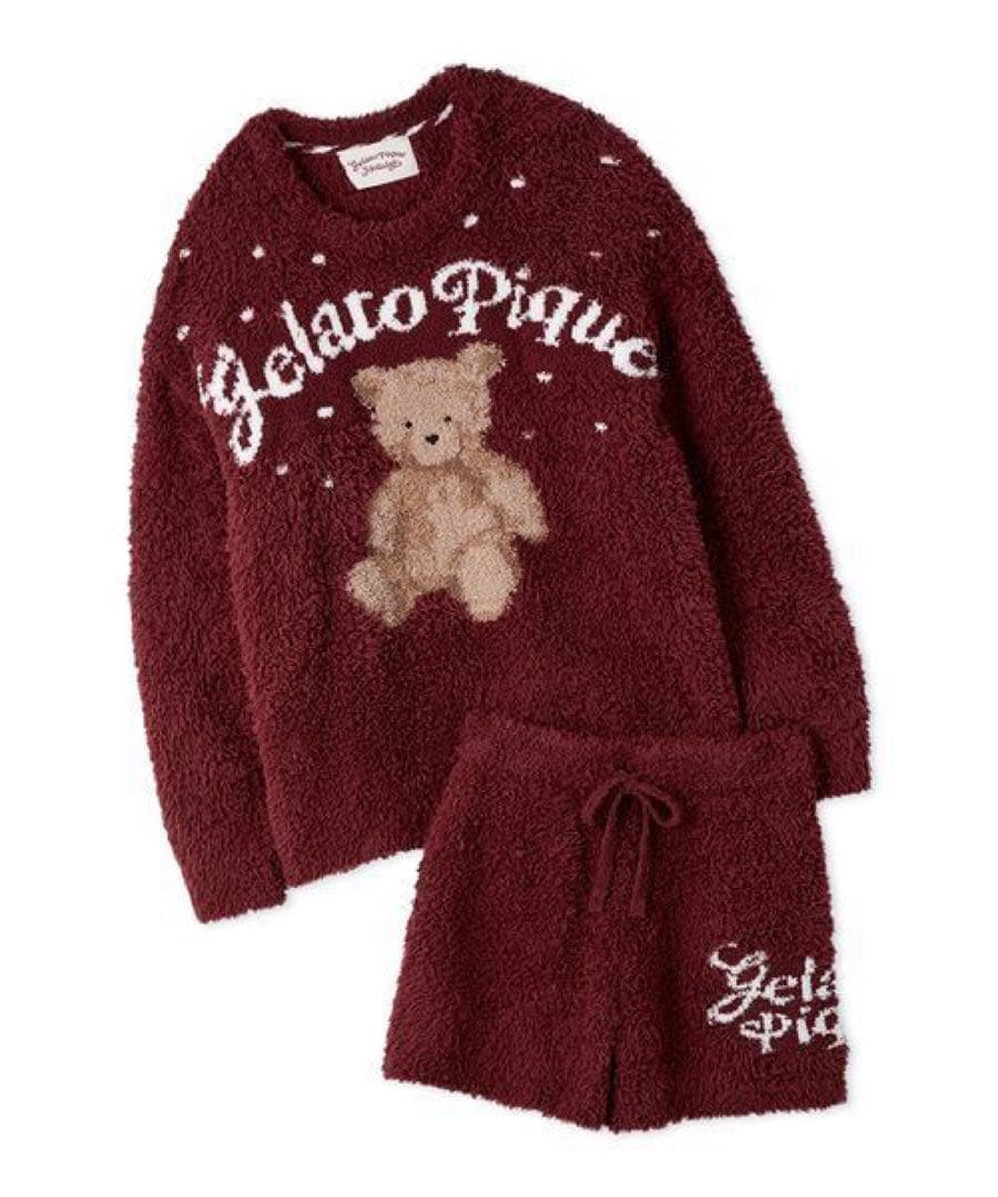 ジェラートピケ　HOLIDAYジェラートスノーベアジャガードプルオーバー