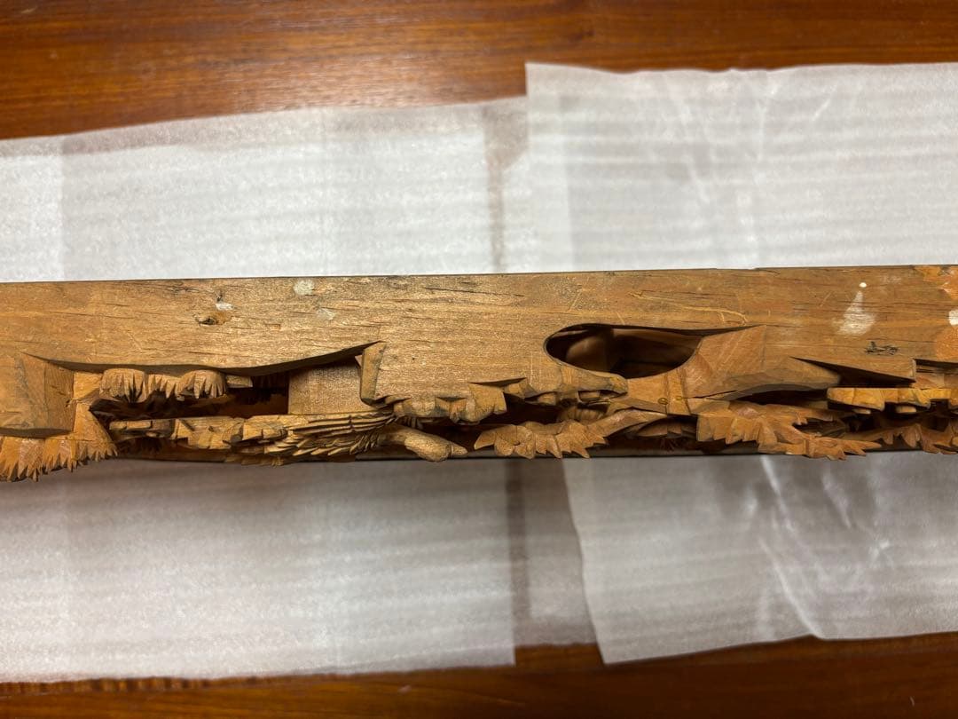 仏壇　欄間　　らんま　寺院仏具　木製　彫刻