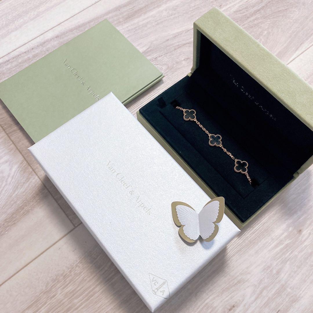 ヴァンクリーフアンドアーペル オニキス 5P ブレスレット