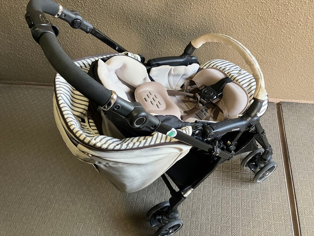 ベビーカー ホワイトレーベル スゴカルα 4キャスcompact エッグショック