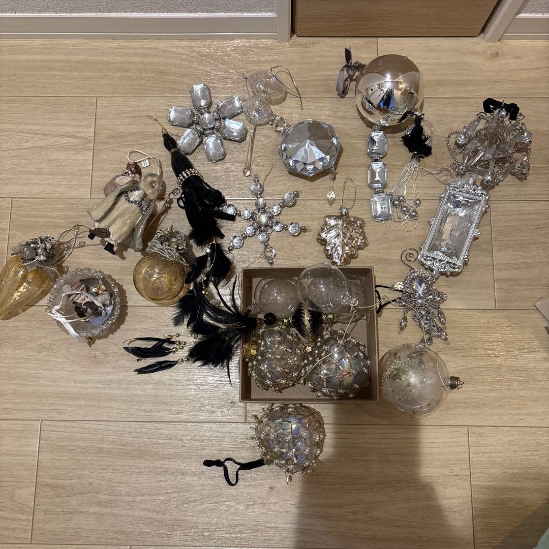 最終値下げクリスマス　オーナメントセット24点　サンタクロース