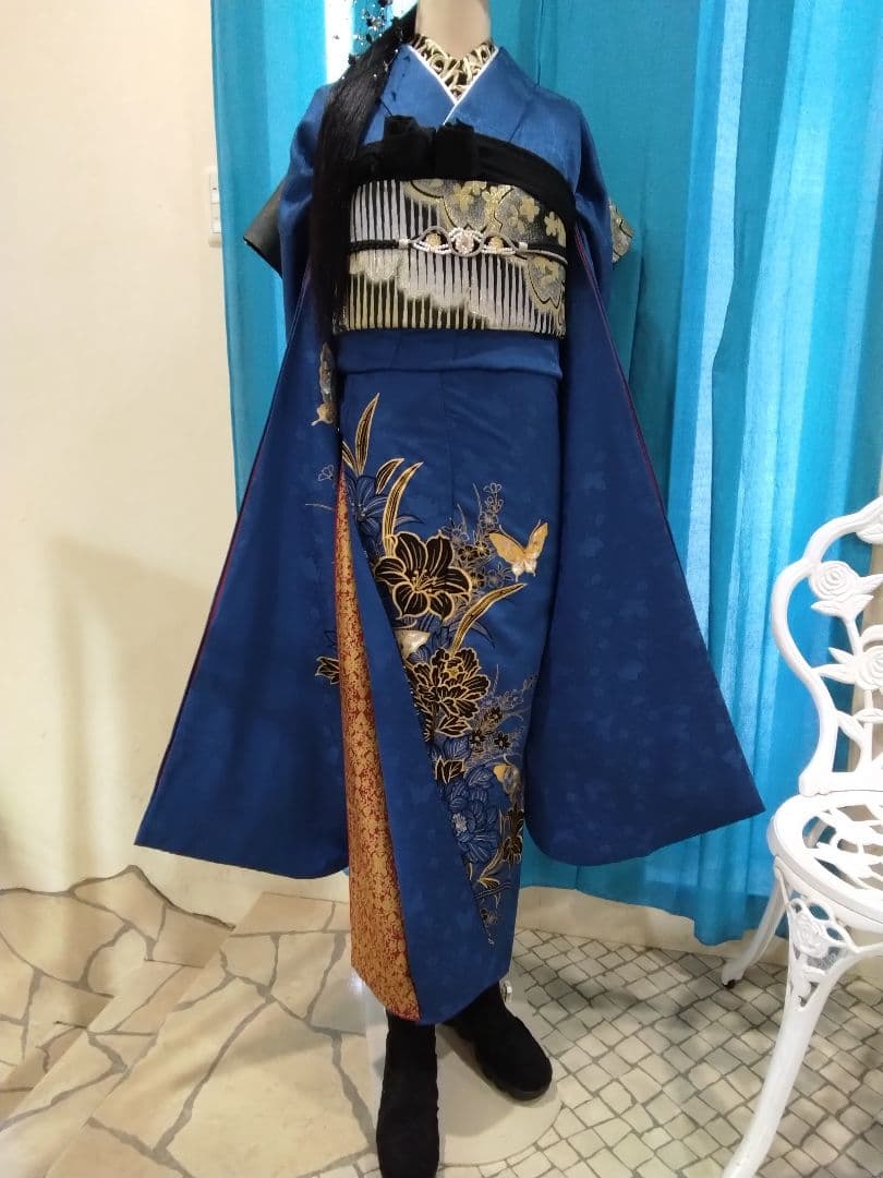 振袖フルセット、正絹振袖成人式、落款、半襟、重ね衿、帯揚げ帯締め、西陣袋帯、襦袢