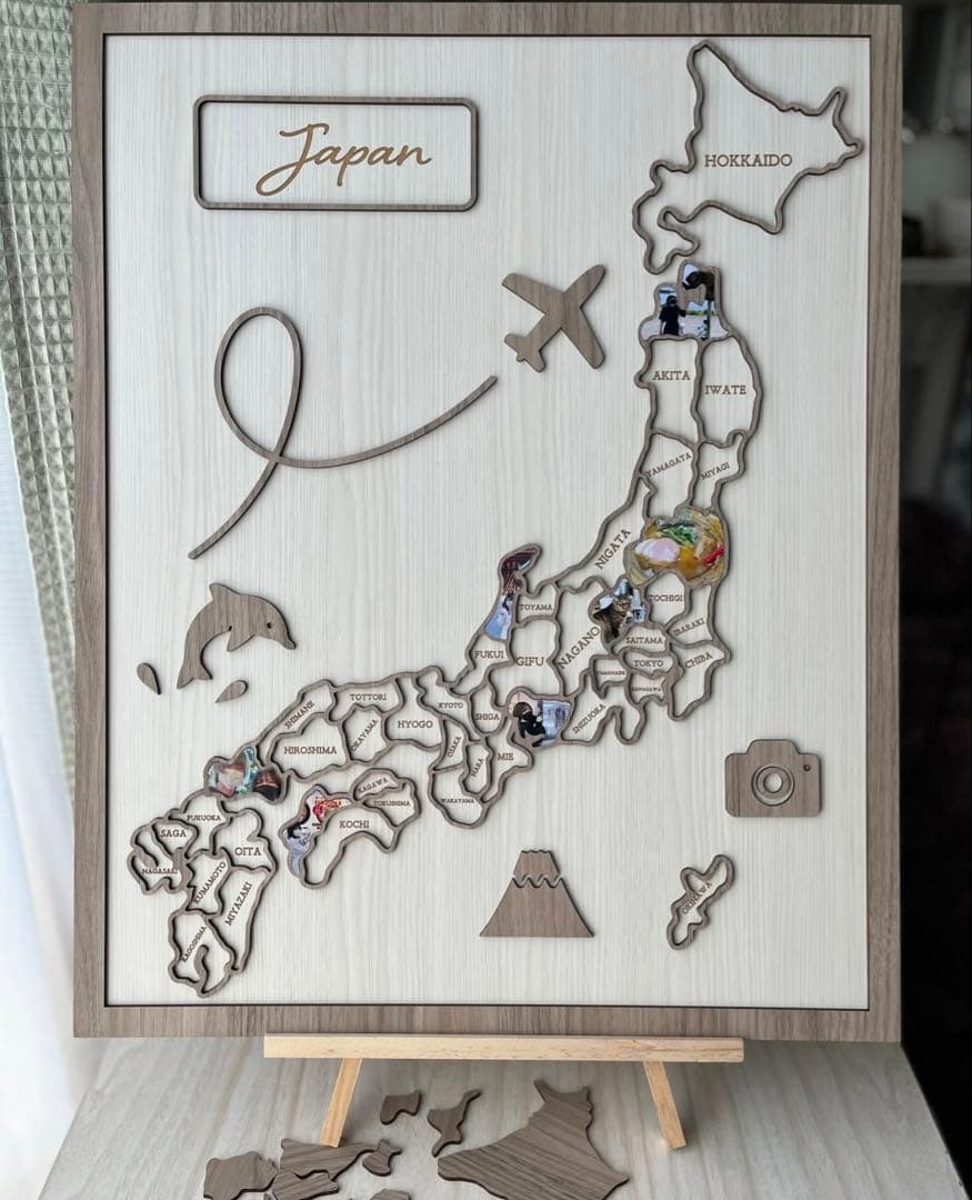 くらしなごやか トラベラーマップ 日本パズル