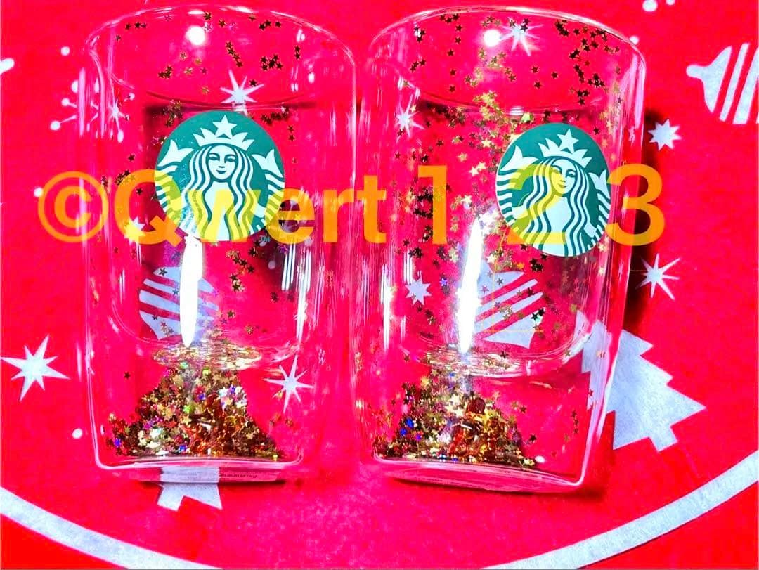 ［超レア・即完売品］ホリデー2025♡ダブルウォール耐熱グラススター　ペア♡